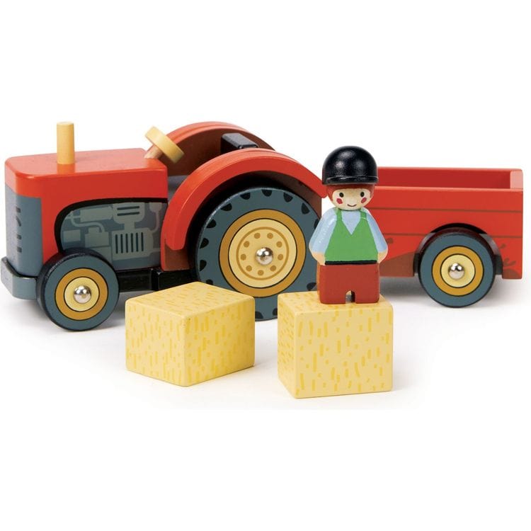 Tender Leaf Toys - Farmyard Tractor Toy - Preschool