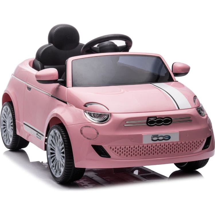 Best Ride on Cars - Fiat 500 12V Ride On Car - Pink - Outdoor