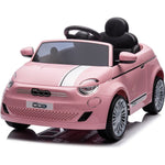 Best Ride on Cars - Fiat 500 12V Ride On Car - Pink - Outdoor