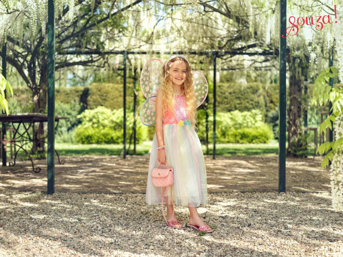 Souza - Flora Dress & Wings Set (Green) - 5-7 Years - Dress up