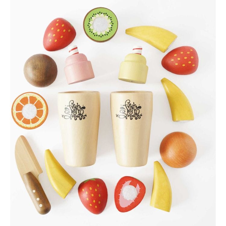 Le Toy Van - Fruit & Smoothie Blender Set - 20 Pieces - Preschool