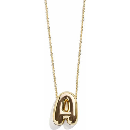 Minibar by BaubleBar - Gold Bubble Initial Necklace - A - Trend Accessories