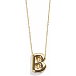 Minibar by BaubleBar - Gold Bubble Initial Necklace - B - Trend Accessories
