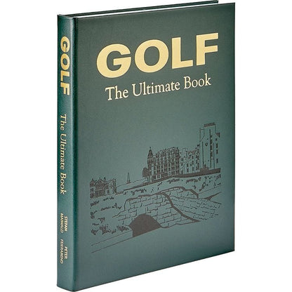Graphic Image - "Golf: The Ultimate Book" in Green Bonded Leather - Books