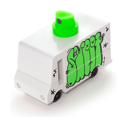 Candylab - Green Graffiti Van Toy Car - Vehicles