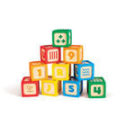 Hape - Grip-n-Stack Silicone & Wood Blocks - Preschool