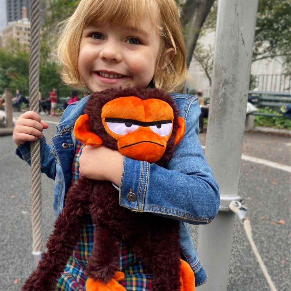 Yottoy - Grumpy Monkey 12" Plush - Plush