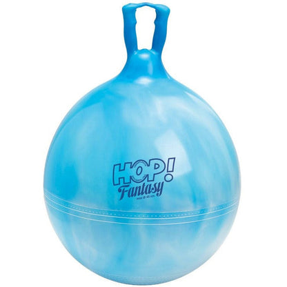 Gymnic® - Gymnic Hop 45 - 18 inch Hop Ball Swirl Blue - Preschool