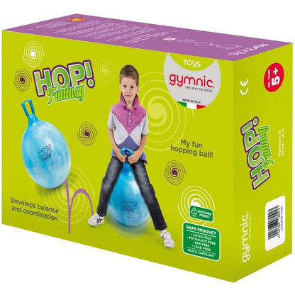 Gymnic® - Gymnic Hop 45 - 18 inch Hop Ball Swirl Blue - Preschool