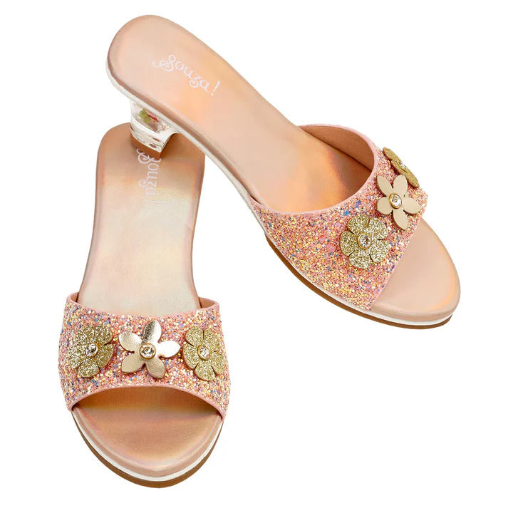 Souza - High-Heel Clarisse Slipper (Gold Peach) - Size 12-13 - Dress up