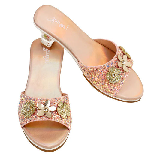 Souza - High-Heel Clarisse Slipper (Gold Peach) - Size 12-13 - Dress up