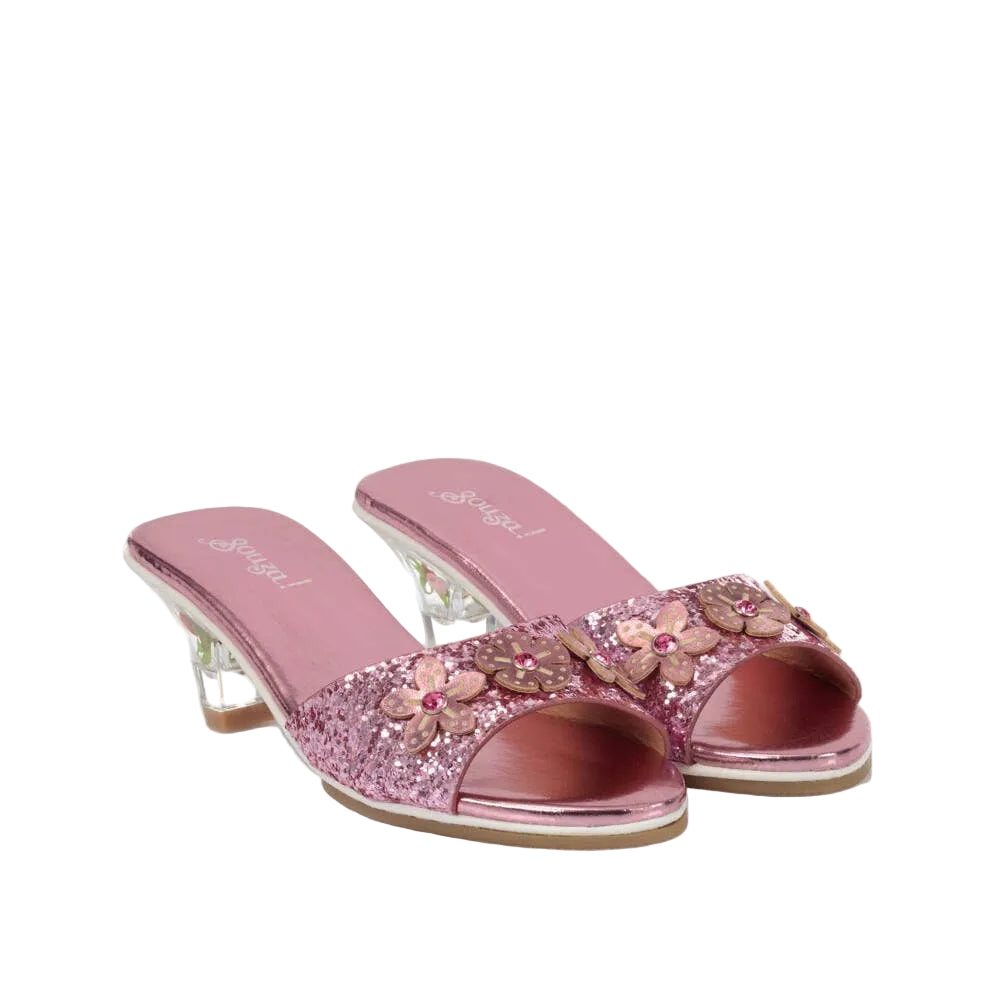 Souza - High-Heel Mariona Slipper (Pink) - Size 10-11 - Dress up
