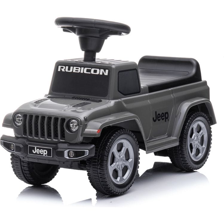 Freddo - Jeep Rubicon Foot to Floor Ride On - Grey - Outdoor