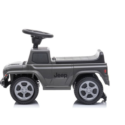 Freddo - Jeep Rubicon Foot to Floor Ride On - Grey - Outdoor