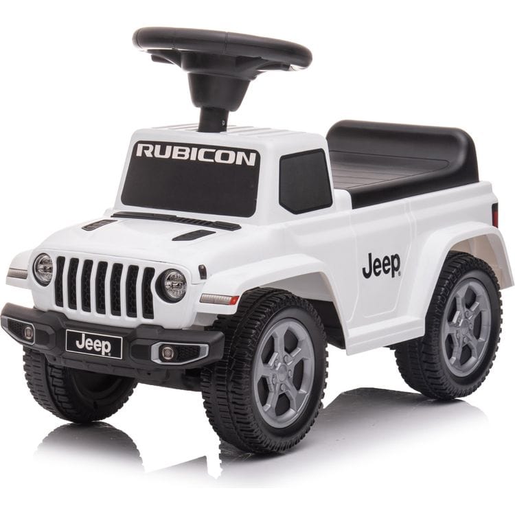 Freddo - Jeep Rubicon Foot to Floor Ride On - White - Outdoor