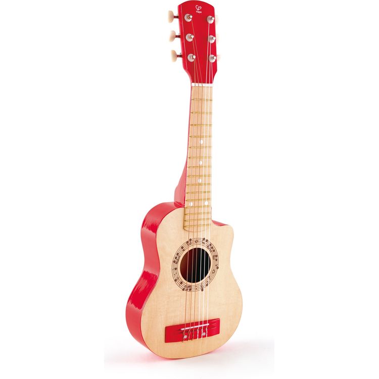 Hape - Kid's First Musical Guitar - Red Flame - Music