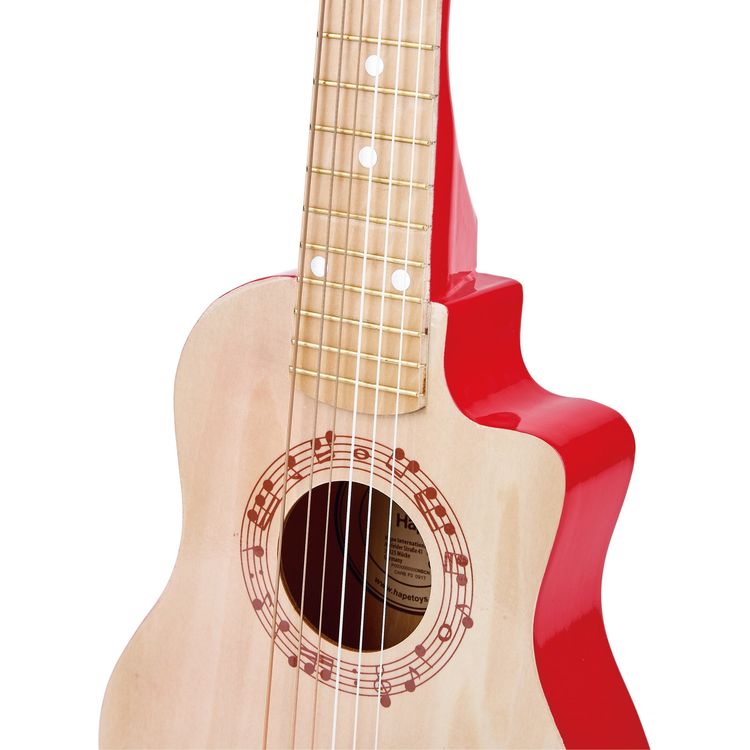 Hape - Kid's First Musical Guitar - Red Flame - Music