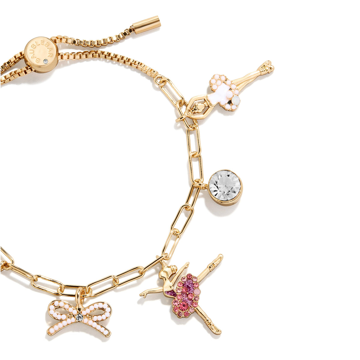 Minibar by BaubleBar - Kids' Ballet Motif Charm Bracelet - Holiday