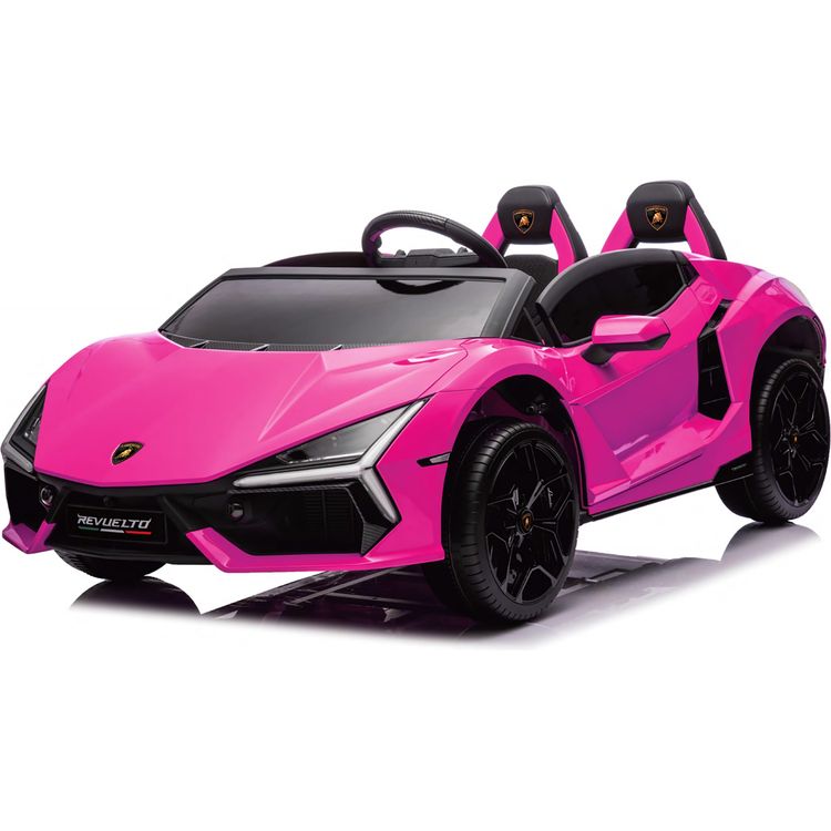 Freddo - Lamborghini Revuelto 24V 2 -Seater Ride on Car - Pink - Outdoor