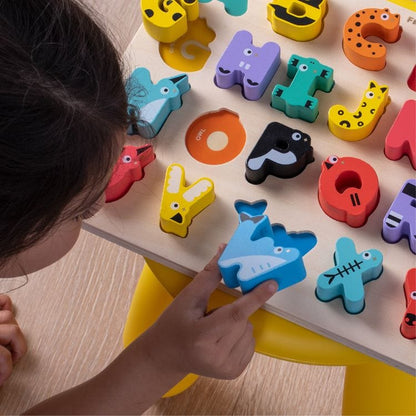FAO Schwarz - Learning Letters Animal Alphabet Board - Preschool