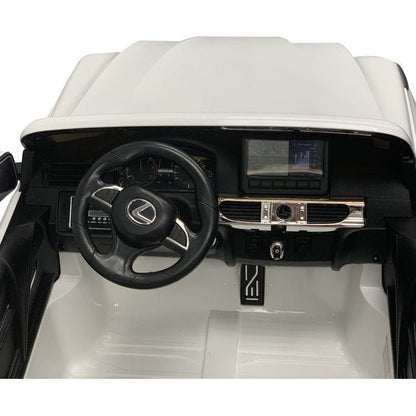 Best Ride on Cars - Lexus LX-570 Ride-On Car - White - Outdoor