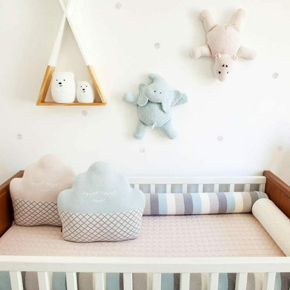 Rian Tricot - Light Blue Cupcake Pillow - Room Decor
