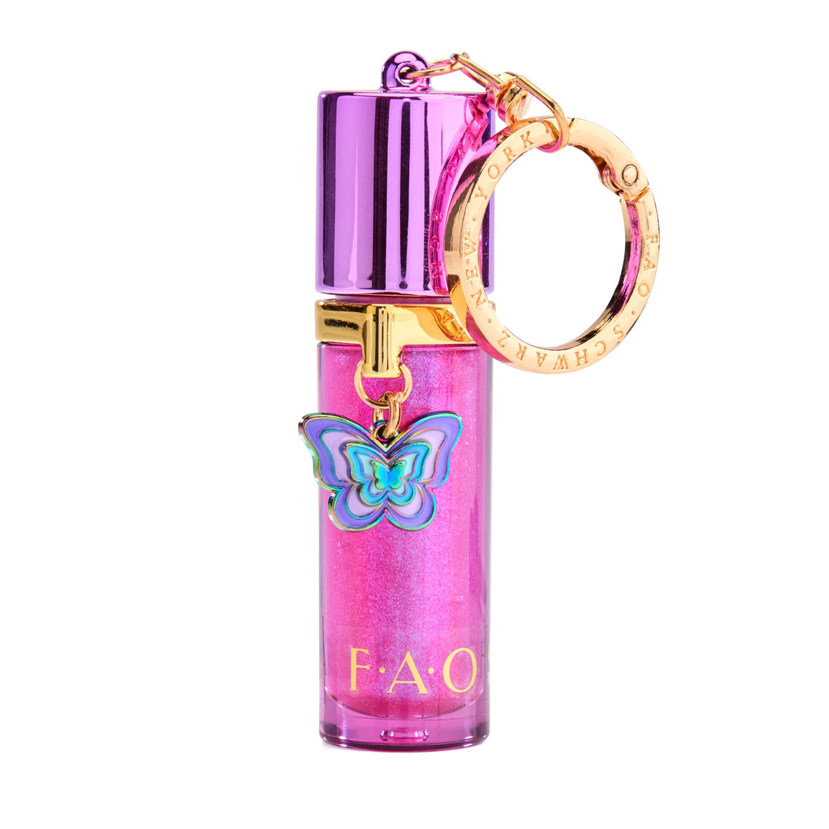 FAO Schwarz - Lip Gloss Keychain – Juice Pop - Fashion Activity and Roleplay