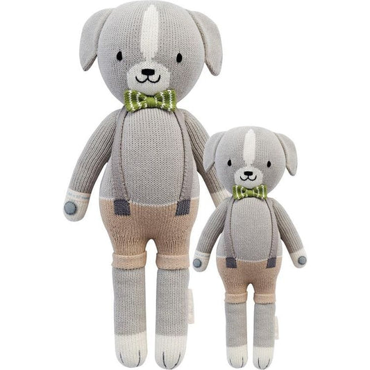 Cuddle And Kind - Little 13" Noah the Dog Hand-Knit Doll - Plush