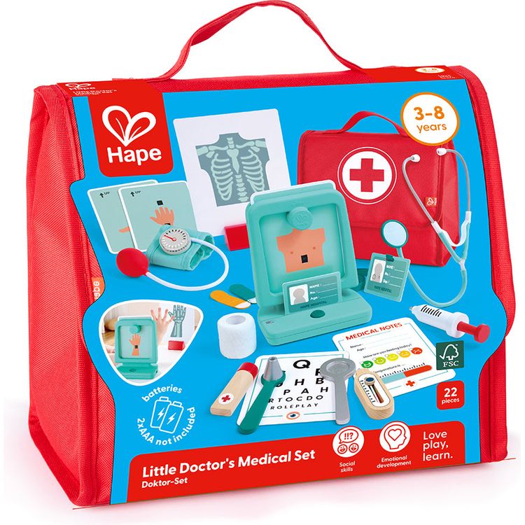 Hape - Little Doctor's Medical Set - Preschool
