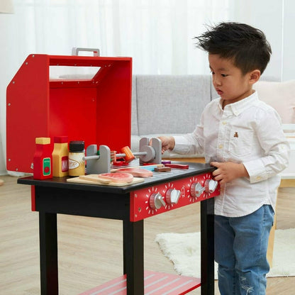 Teamson Kids - Little Helper Backyard BBQ Play Stand - Preschool
