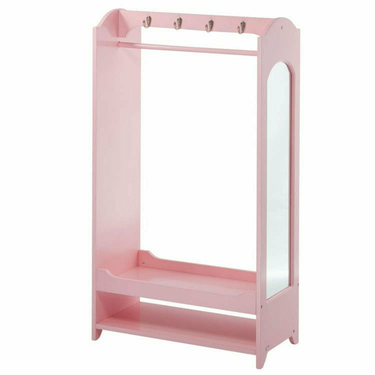 Teamson Kids - Little Princess Bella Toy Dress Up Unit - Pink - Room Decor