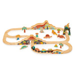 Mentari - Lost World Dinosaur Railway Set - Preschool