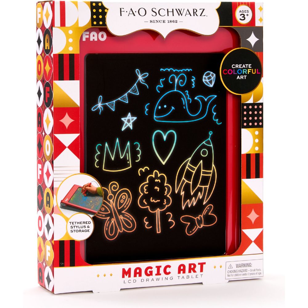 FAO Schwarz - Magic Art LCD Drawing Tablet - Creativity