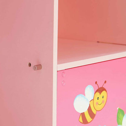 Teamson Kids - Magic Garden Adjustable Cube Bookshelf - Room Decor
