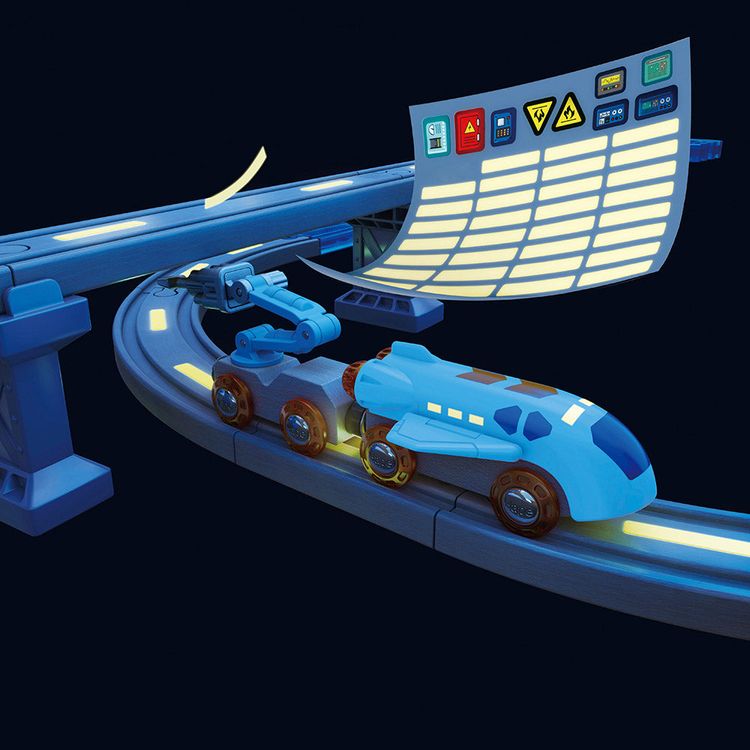 Hape - Mars Exploration Rail Set - Preschool