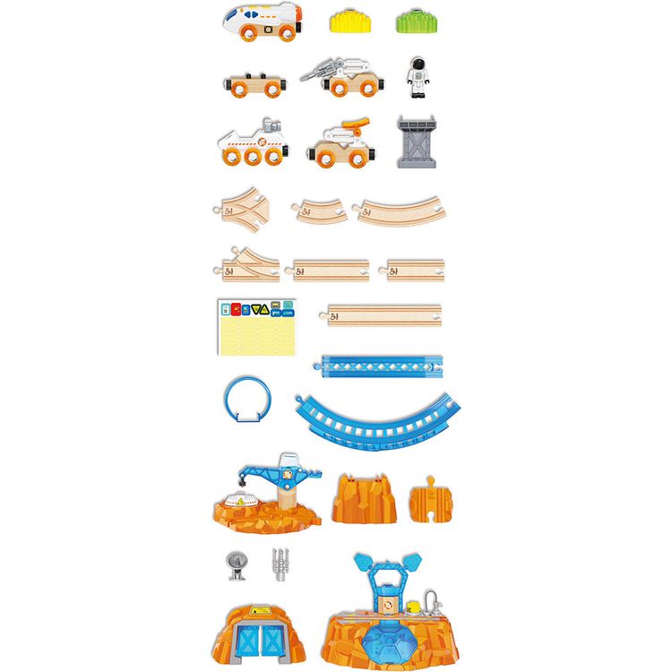 Hape - Mars Exploration Rail Set - Preschool