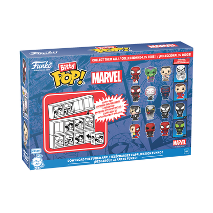 Funko - Marvel Bitty Pop! Spider-Man 4-Pack Series 3 - World of Funko
