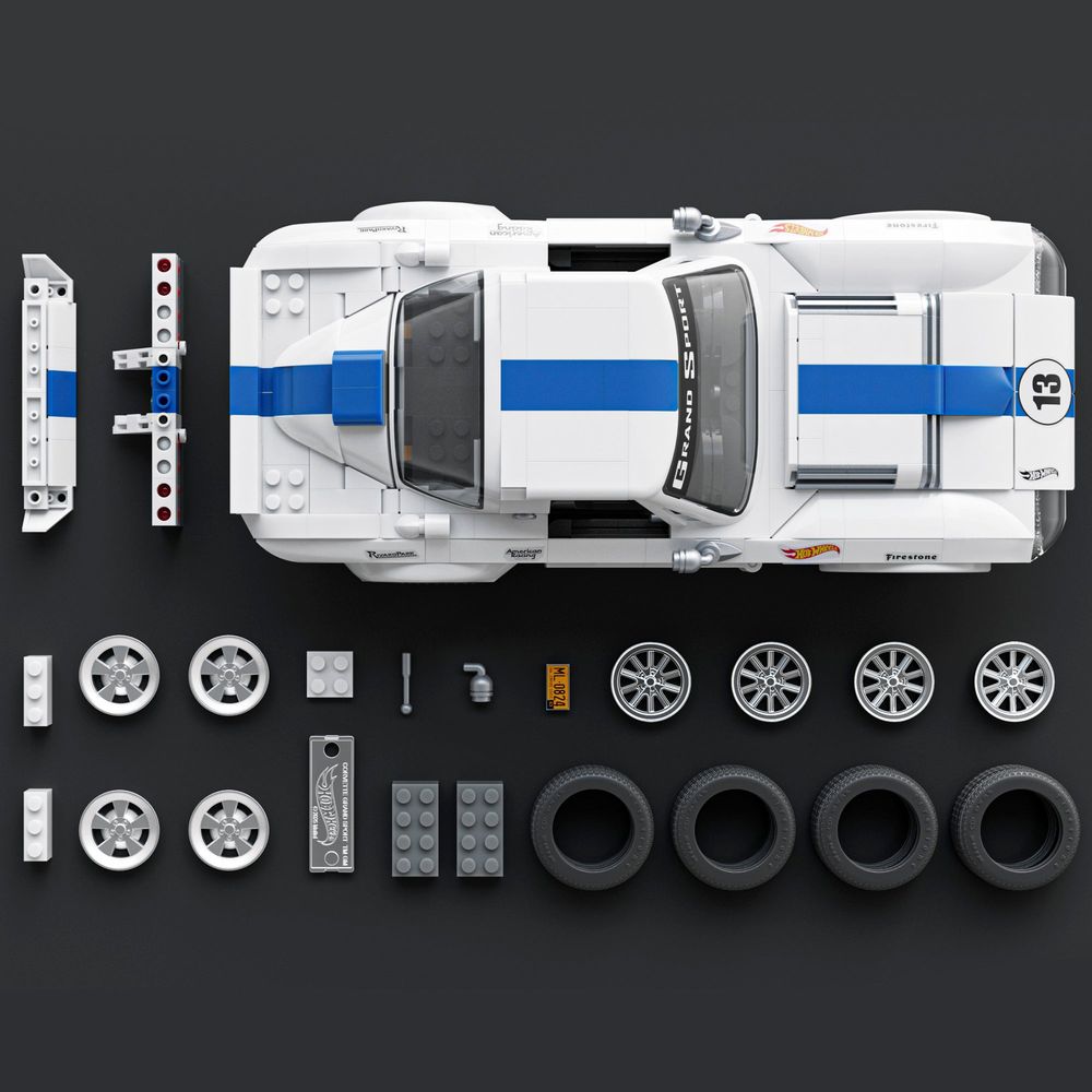 Hot Wheels - Mattel Brick Shop Hot Wheels Corvette Grand Sport - Vehicles