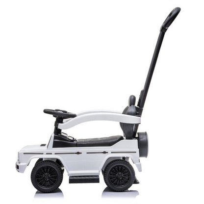 Best Ride on Cars - Mercedes G-Wagon 3 In 1 Push Car - White - Outdoor