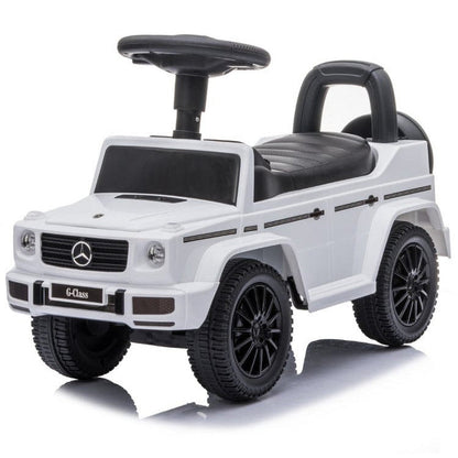 Best Ride on Cars - Mercedes G-Wagon Push Car - White - Outdoor