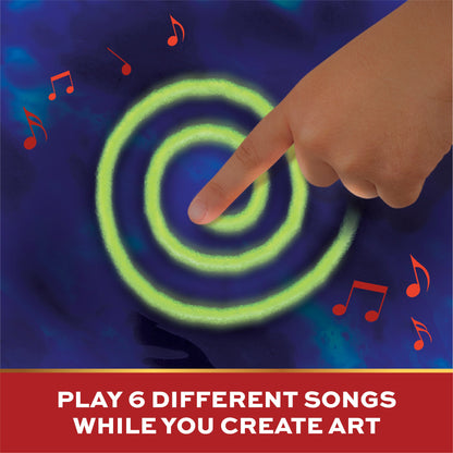 FAO Schwarz - Mess-Free Glow Palette Musical LED Art Pad - Creativity