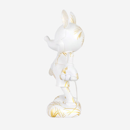 Leblon Delienne - Mickey Mouse 12" Star Style Martyn Lawrence Bullard Figurine - White & Gold - Collectibles