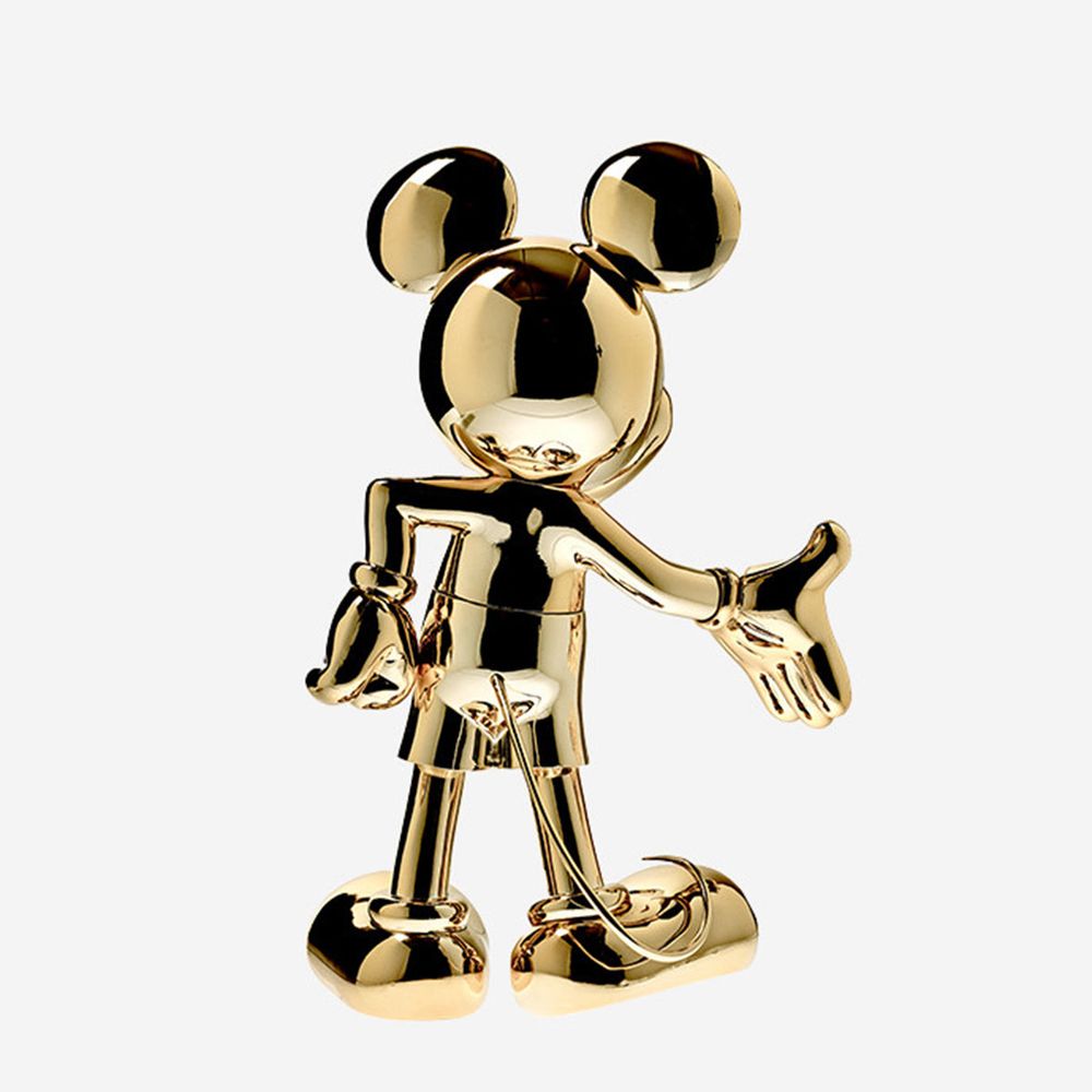 Leblon Delienne - Mickey Mouse 12" Welcome Studio Figurine - Gold - Collectibles