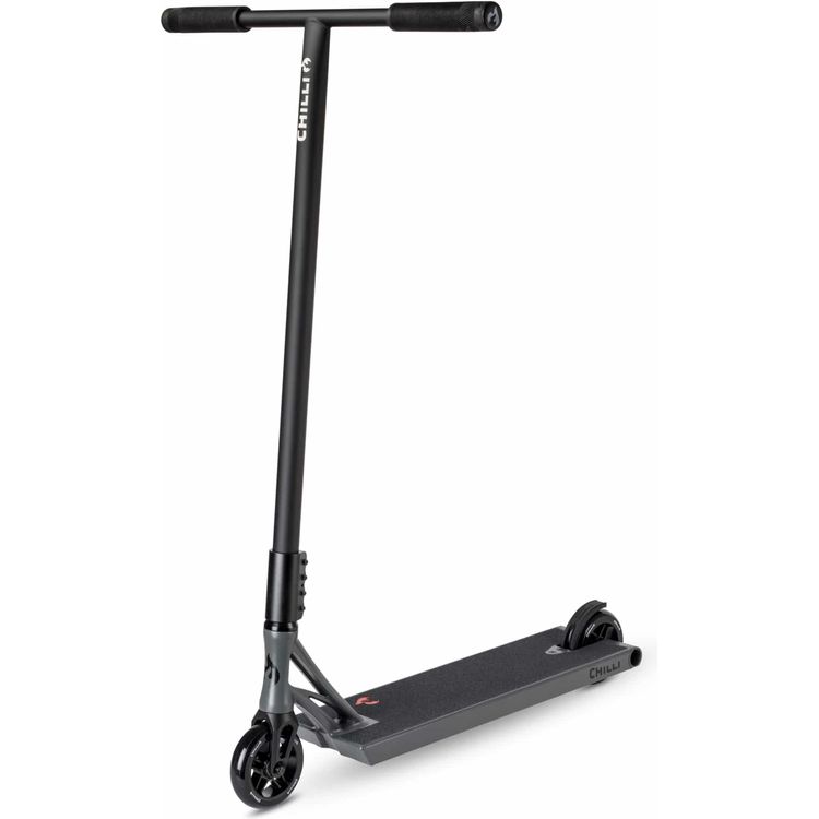 Micro Kickboard - Micro Chilli Zeppelin Pro Scooter - Black/Grey - Outdoor