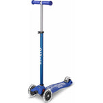Micro Kickboard - Micro Maxi LED Scooter - Blue/White - Outdoor