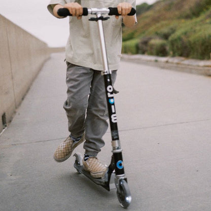 Micro Kickboard - Micro Sprite LED Scooter - Black - Outdoor