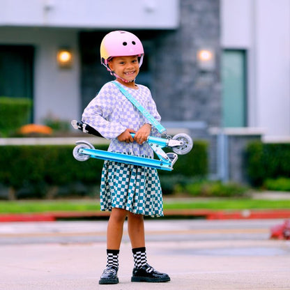Micro Kickboard - Micro Sprite LED Scooter - Ocean Blue - Outdoor