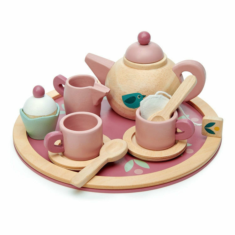 Tender Leaf Toys - Mini Chef Wooden Birdie Tea Set - Preschool