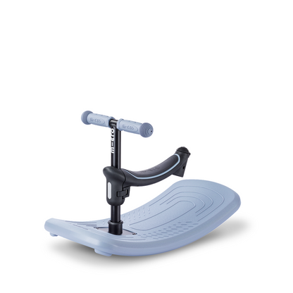 Micro Kickboard - Mini Deluxe Rock & Go LED Scooter - Ocean Slate - Outdoor