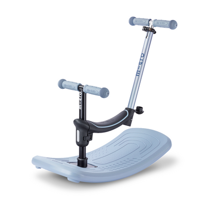 Micro Kickboard - Mini Deluxe Rock & Go LED Scooter - Ocean Slate - Outdoor